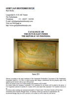 Catalogue 148 - Indonesia