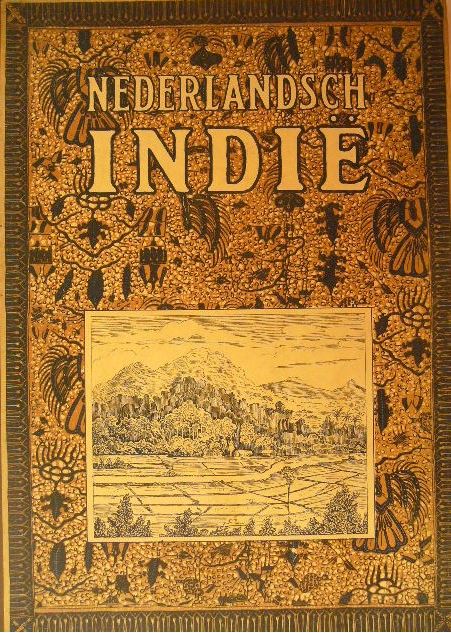  - NEDERLANDSCH INDI. Platen atlas met korten beschrijvenden tekst. (Met) Bijblad.