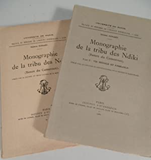 DUGAST, Idelette. - Monographie de la tribu des Ndiki (Banen du Cameroun).