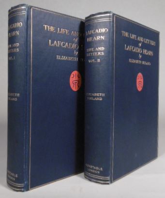 HEARN, Lafcadio. - The life and letters of Lafcadio Hearn by E. Bisland.