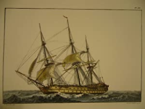 LE COMTE, Pieter. - Afbeeldingen van schepen en vaartuigen in verschillende bewegingen.