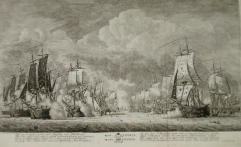 FRANCQ VAN BERKHEY, Joannes le. - De zeetriumph der Bataafsche vryheid, of Doggersbank bevochten den 5den van oogstmaand 1781.