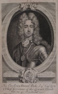FRENCH, George. - The history of Col. Parke's administration whilst he was captain-general and chief governor of the Leeward Islands; with an account of the rebellion in Antegoa: wherein he, with several others, were murther'd on the 7th of December 1710.